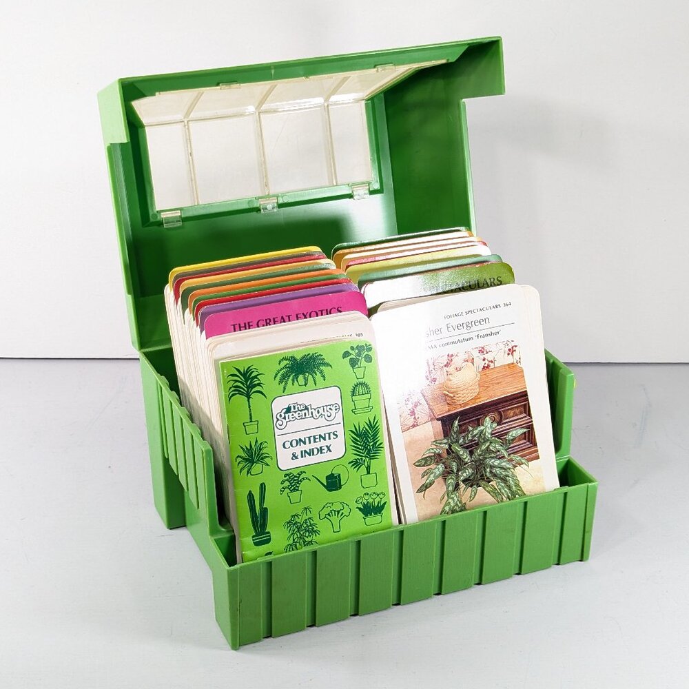 Vintage 1978 The Greenhouse: A Guide To Indoor Gardening Card Set (not complete)